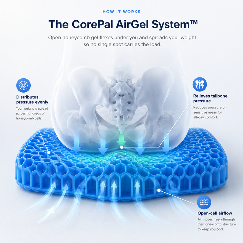 CorePal belt inflated
